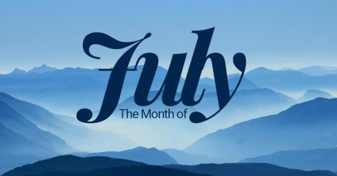 the-month-july
