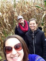 Lost in a corn maze!